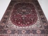 6X9ft handknotted Persian silk carpet