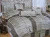 7 pc yarn jacquard comforter set