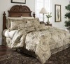 7 piece jacquard comforter bedding set
