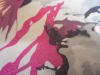 75D polyester printed chiffon fabric for wedding