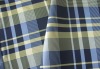 75D yarn dyed plaid  pongee fabric for down wear or jacket