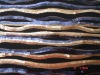 7MM double color sequins embroidery on knitted fabric