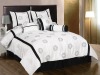 7Pcs Embroideried Comforter Set