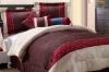 7Pcs Embroideried Comforter Set