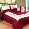 7Pcs Embroideried Comforter Set