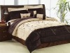 7Pcs Embroideried Comforter Set