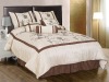 7Pcs Faux Silk Comforter Set
