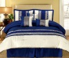 7Pcs Faux Silk Comforter Set
