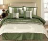 7Pcs Faux Silk Comforter Set