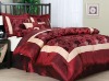 7Pcs Flocked Comforter Set