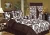 7Pcs Flocking Comforter Set
