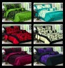 7Pcs Flocking Comforter Set