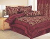 7Pcs Jacquard Patchwork Comforter Set