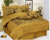 7Pcs Jacquard Patchwork Comforter Set