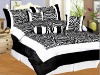 7Pcs Satin Printed Comforter Set