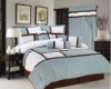 7Pcs Suede Bedding Set