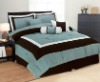 7Pcs Suede Comforter Set