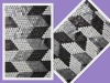 7mm rhombus pattern  sequin embroidery fabric