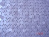 7mm spangle embroidery fabric on mesh fabric