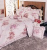 7pc bed sheet sets with beautiful lace