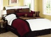 7pc luxury micro suede comforter set
