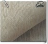 85% linen 15% polyester plain yarn dyed woven fabric