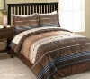 8pc Microfiber Printed Comforter set,quilt set