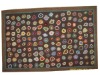 90line wool hand hooked rug