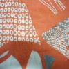 9MM printed pure silk cotton blend fabrics