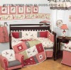 9pcs baby crib bedding