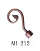 AH-212 finial,curtain rod end,curtain tube end