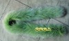 AKLTF11 fox fur trimming. 100% real fox fur with dyed color. Fur trimming on sell in wholesale price