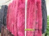 AKLTF15 fox fur trimming. 100% real fox fur with dyed color. Fur trimming on sell in wholesale price