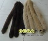 AKLTR14 rabbit trimming. 100% rabbit fur with dyed color. Fur trimming on sell in wholesale price