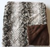 ANIMAL PRINTEDE FLEECE BLANKET