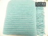 Acrylic Lurex knit throw