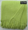 Acrylic Stripe Cashmere soft throw