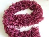 Acrylic and polyester lurex net yarn for hand knitting scarf