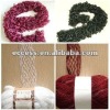 Acrylic and polyester lurex net yarn for hand knitting scarf