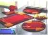 Acrylic bath mat set bathroom mat