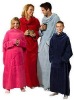 Adult Plush Body Blanket Snuggie /Sleeves & Pocket