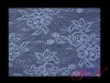 Afia New Floral Black Stretch  Lace Fabric