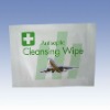 Airline hand and face cleaning towel