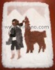 Alpaca Pillow Case / Alpaca Rug 28"x20" Peru