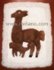 Alpaca Pillow Case / Alpaca Rug 28"x20" Peru
