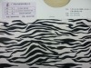 Animal printing white / black zebra  combo pattern  nylon elastic lycra spandex fabric
