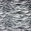 Animal printing white / black zebra  combo pattern  nylon elastic lycra spandex fabric