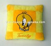 Animation square shaped plush cushion