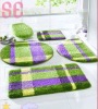 Anti-slip microfiber 3pcs bathroom mat sets