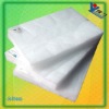 Anti-static textile wadding as filler in bedding and garment